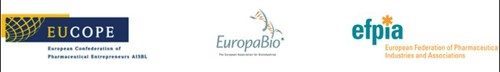 EUCOPE, EuropaBio, EFPIA logos