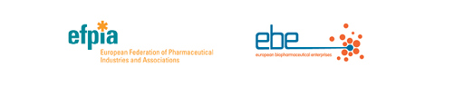 EFPIA EBE logos